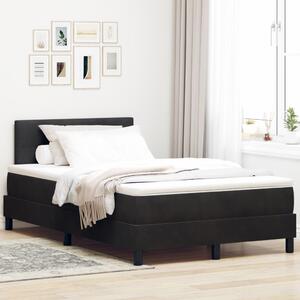 Boxspring Ágy Matrac Sötétben 120x200 cm Bársonyos