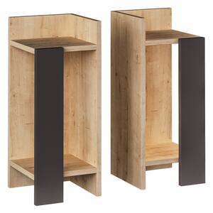 Éjjeliszekrény Elos Oak, 2 db