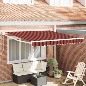 VidaXL Napernyő Narancs és Barna 350 x 250 x 165 cm Poliészter