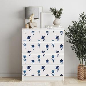 IKEA MALM bútormatrica - minimalista virágok