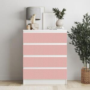 IKEA MALM bútormatrica - rózsaszínű fürtök