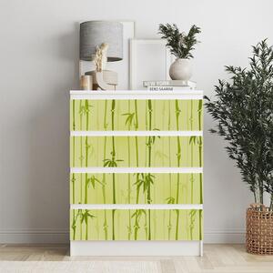 IKEA MALM bútormatrica - bambuszok