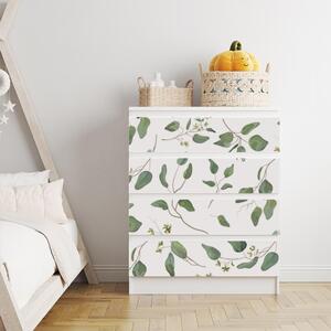 IKEA MALM bútormatrica - eukaliptusz zöld ágai