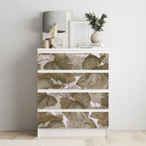 IKEA MALM bútormatrica - redőzött pálma levelek