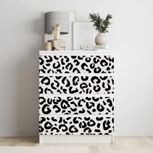 IKEA MALM bútormatrica - fekete fehér foltok
