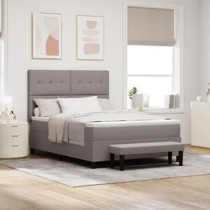 VidaXL box spring ágy matraccal és paddal 140x190 cm szövet
