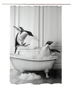 Zuhanyfüggöny 175x180 cm Showe Penguin – Little Nice Things