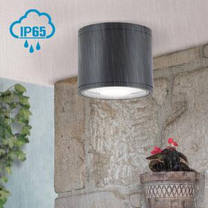 ORION LED mennyezeti spotlámpa Sputnik IP65 Ø 14,5 cm, Fekete, Fürdőszoba, Alumínium, Modern