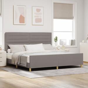 Taupe Ágykeret 200x200 cm Szövet