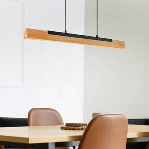 Trio Lighting LED lógó világítás Kerala érzékelős dimmerrel, dimmelhető, Világos fa, Nappali / Étkező, Fa, Modern