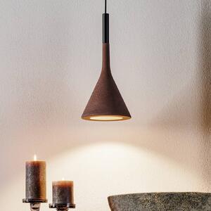 Foscarini Aplomb függő lámpa GU10 beton barna, dimmelhető, Barna / rozsda, Konyha, Beton, Dizájn