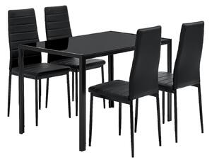 Dalya étkezőgarnitúra asztallal és 4 székkel