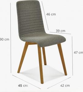 AKCIÓ Konyhai székek - szürke , Arosa - Lara Design