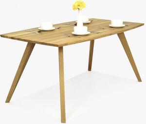 Tölgyfa asztal - ovális GOLEM 160 x 90 cm