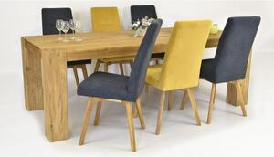 Nyolc személyes étkezőasztal székekkel