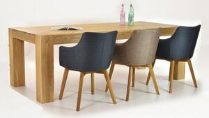 Modern karfás székek asztallal