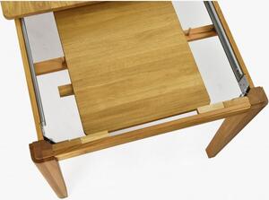 Bővíthető tömörfa asztal tölgy, Houston 160-210 x 90 cm