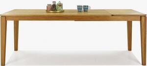 Bővíthető tömörfa asztal tölgy, Houston 160-210 x 90 cm