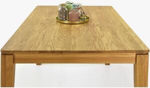 Bővíthető tömörfa asztal tölgy, Houston 140-190 x 90 cm
