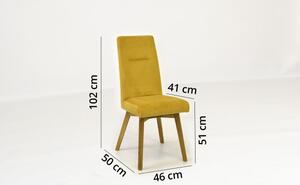 Sárga és szürke székek asztallal Martina