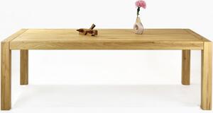 Tömör tölgyfából készült asztal Dennmark 160 x 90 cm