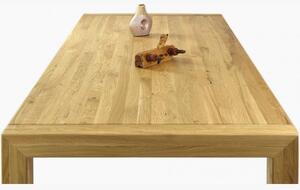 Tömör tölgyfából készült asztal Dennmark 160 x 90 cm