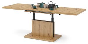 ASTON artisan tölgy, összecsukható és kihajtható asztal
