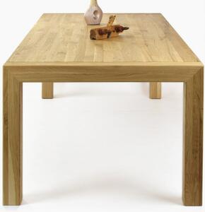 Tömör tölgyfából készült asztal Dennmark 220 x 100 cm