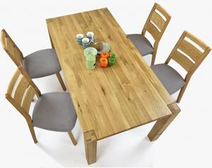 Étkező összeállítás tömörfából - Košice asztal + Virginia székek