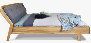 Luxus tölgy ágy, magasított lábakkal, Milenium 160 x 200