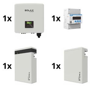 SolaXPower Napelem készlet: SOLAX konverter 3f + 11,6 kWh TRIPLE Power akkumulátor + elektrométer 3f SM9999A