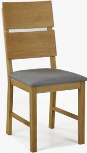Nora tölgyfa szék - szürke- MEGA akció
