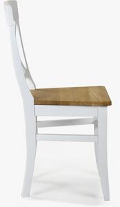 Tölgyfa szék Torina tölgy + fehér