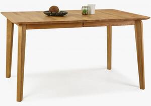 Bővíthető tömör tölgyfa asztal, Liam 160-200 x 90 cm