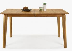Bővíthető tömör tölgyfa asztal, Liam 140-180 x 90 cm