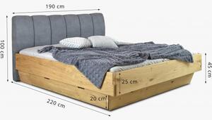 Masszív ágy rakodótérrel, Toledo A 180 x 200 cm