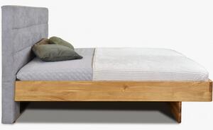 Tölgyfa ágy kárpitozott fejtámla, Dominika 180 x 200 cm