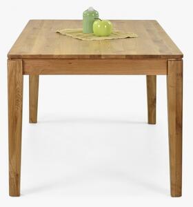 Bővíthető tölgy tömörfa asztal, Kolding 160-240 x 90 cm