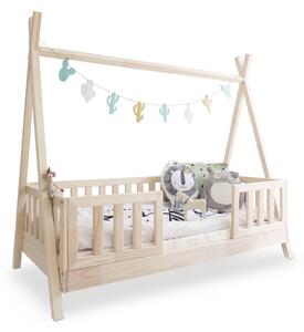 TIPI Duo leesésgátlós gyerekágy 90x190 - natúr