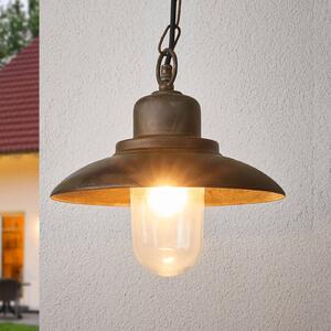Moretti Luce PALERMO kültéri függőlámpa, Bronz / antik sárgaréz, Sárgaréz, Vidéki otthon / Rusztikus