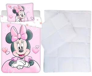 Minnie egér ovis ágynemű szett (hearts)