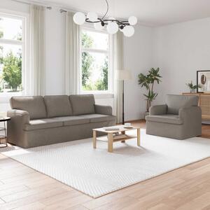 VidaXL Kanapé Szett 2 pcs Tópszínű 201 x 80 x 85 cm szövet