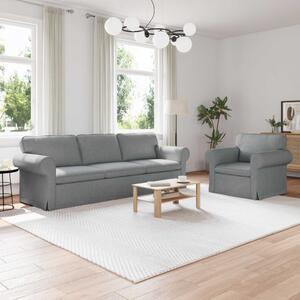 VidaXL Kanapé Szett 2 pcs Világosszürke 245 x 82 x 80 cm szövet