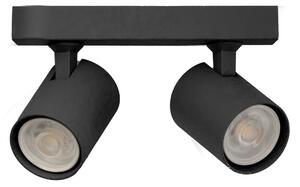 Exo Line felületre szerelhető spotlámpa, fekete, 2x 50 W