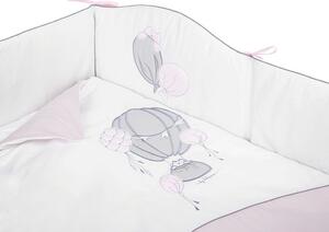 3-részes ágyneműgarnitúra Belisima Ballons 90/120 rózsaszín