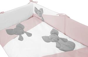 3-részes ágyneműgarnitúra Belisima Mouse 90/120 rózsaszín