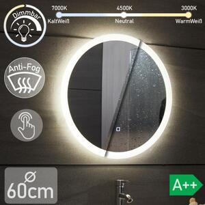 AQUAMARIN Fürdőszobatükör LED 15 W 60 cm