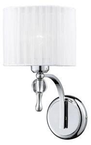 Retro fali lámpa Impress white – Fehér