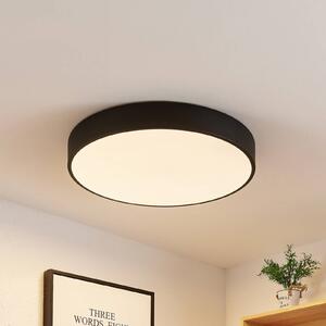 Lindby LED mennyezeti lámpa Simera, Ø 50cm, fekete, fém