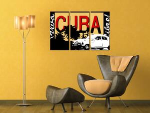 Kézzel festett vászonképek POP Art Cuba cuba (POP ART képek)